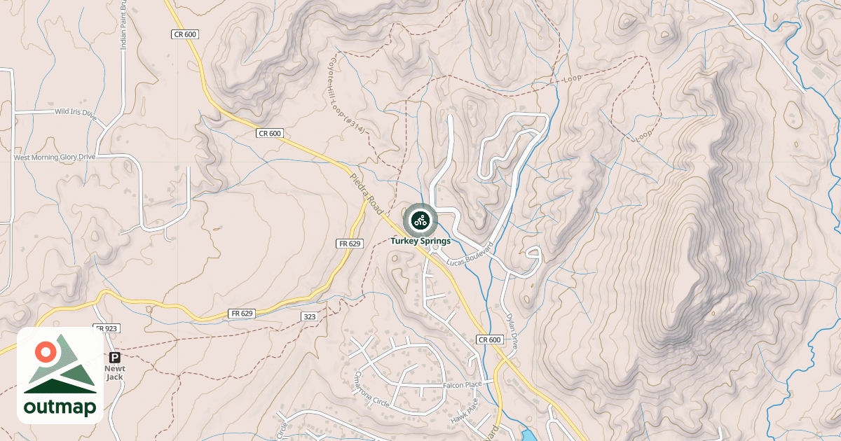 Map of Turkey Springs