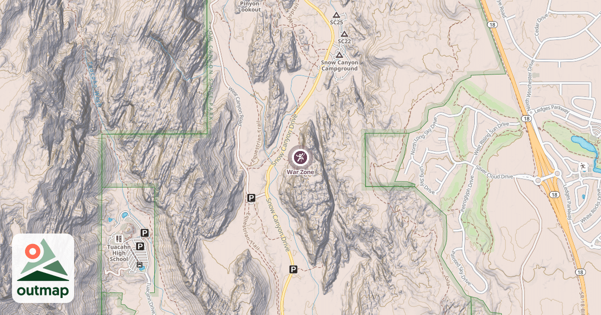 Map of War Zone