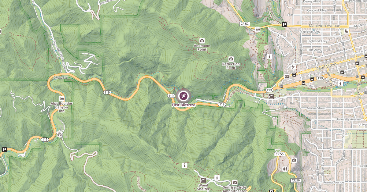 Map preview of First Buttress