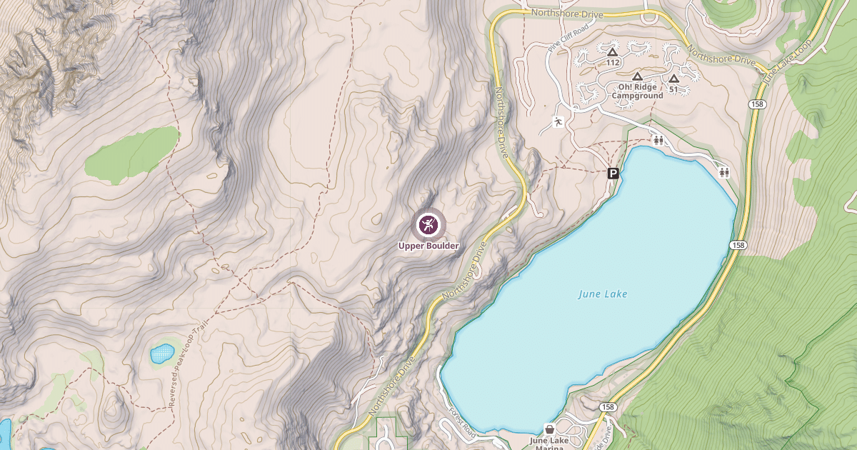 Map preview of Upper Boulder