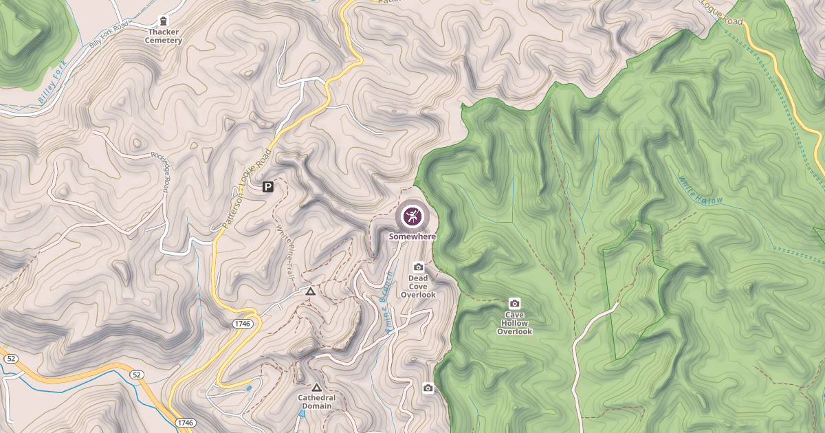 Map preview of Somewhere