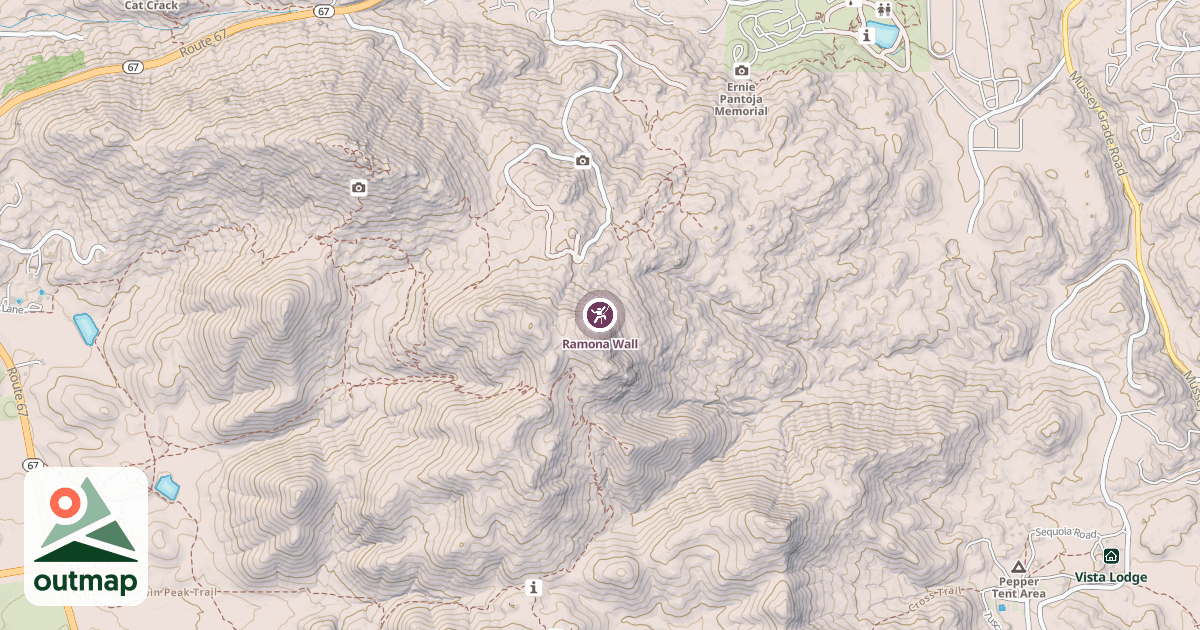 Map of Ramona Wall