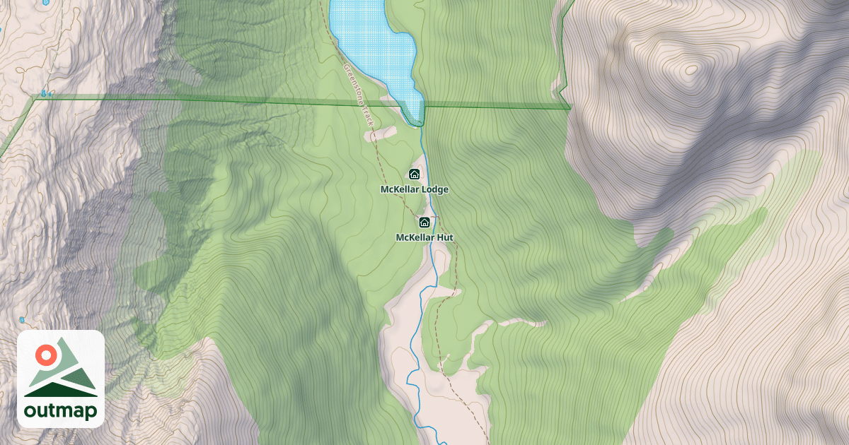 Map of McKellar Hut