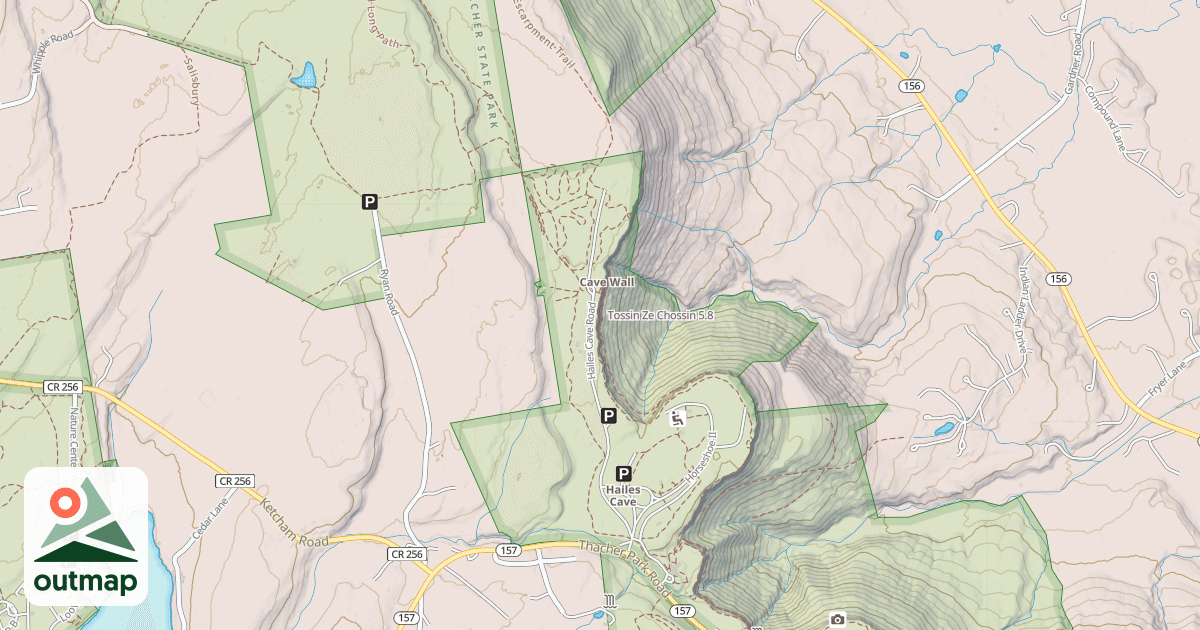 Map of Tossin Ze Chossin