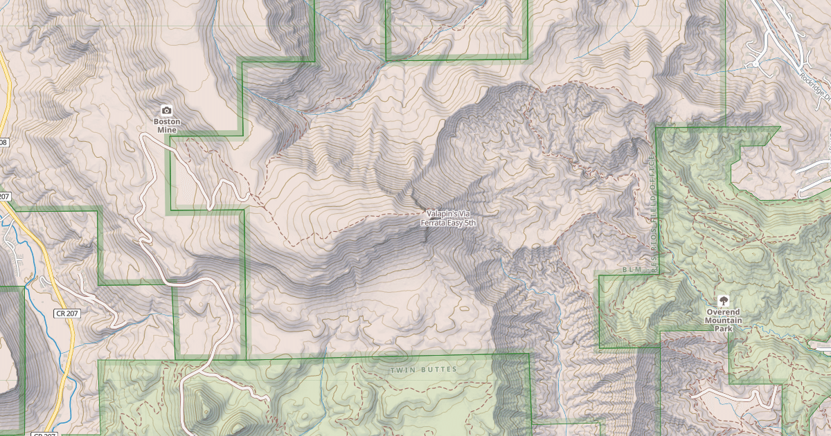 Map preview of Valapin's Via Ferrata