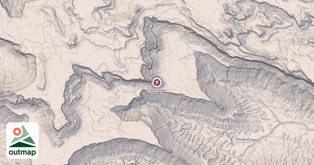 Map of Triple Towers