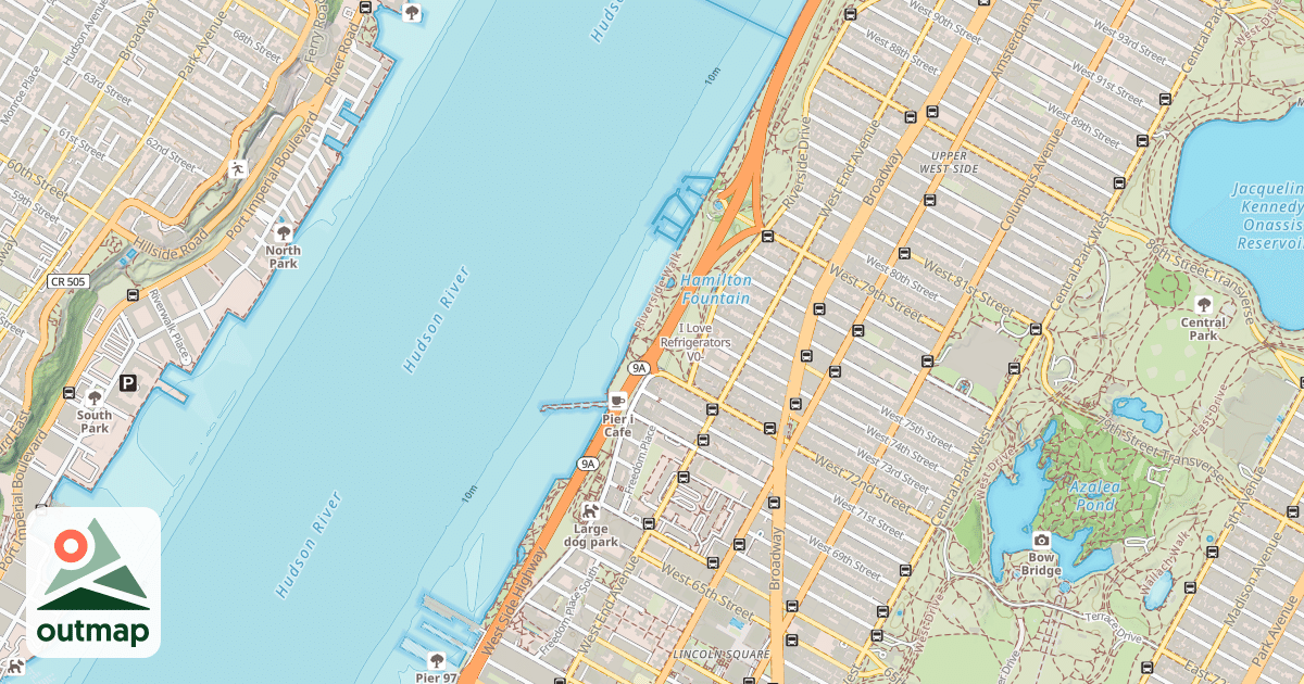 Map of I Love Refrigerators
