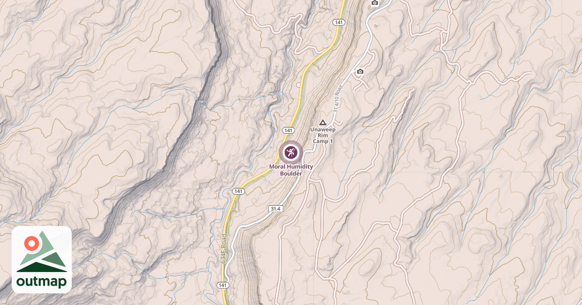 Map of Moral Humidity Boulder