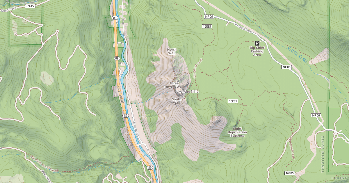 Map preview of Live Wire