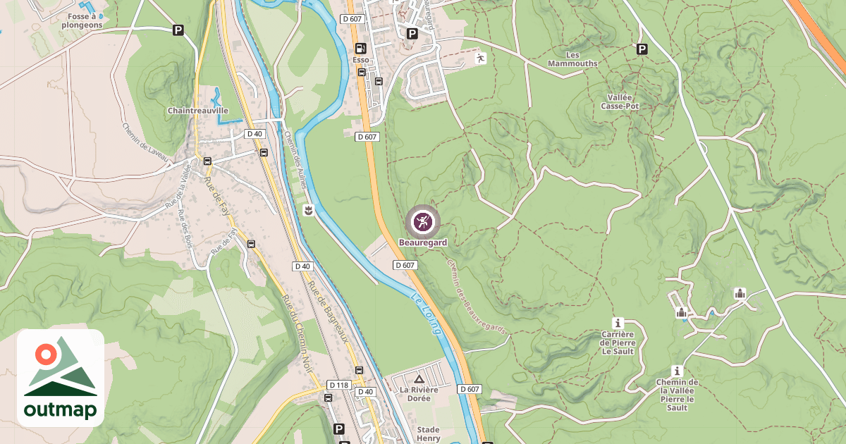 Map of Beauregard
