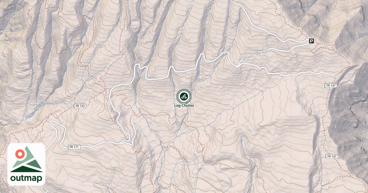 Map of Log Chutes