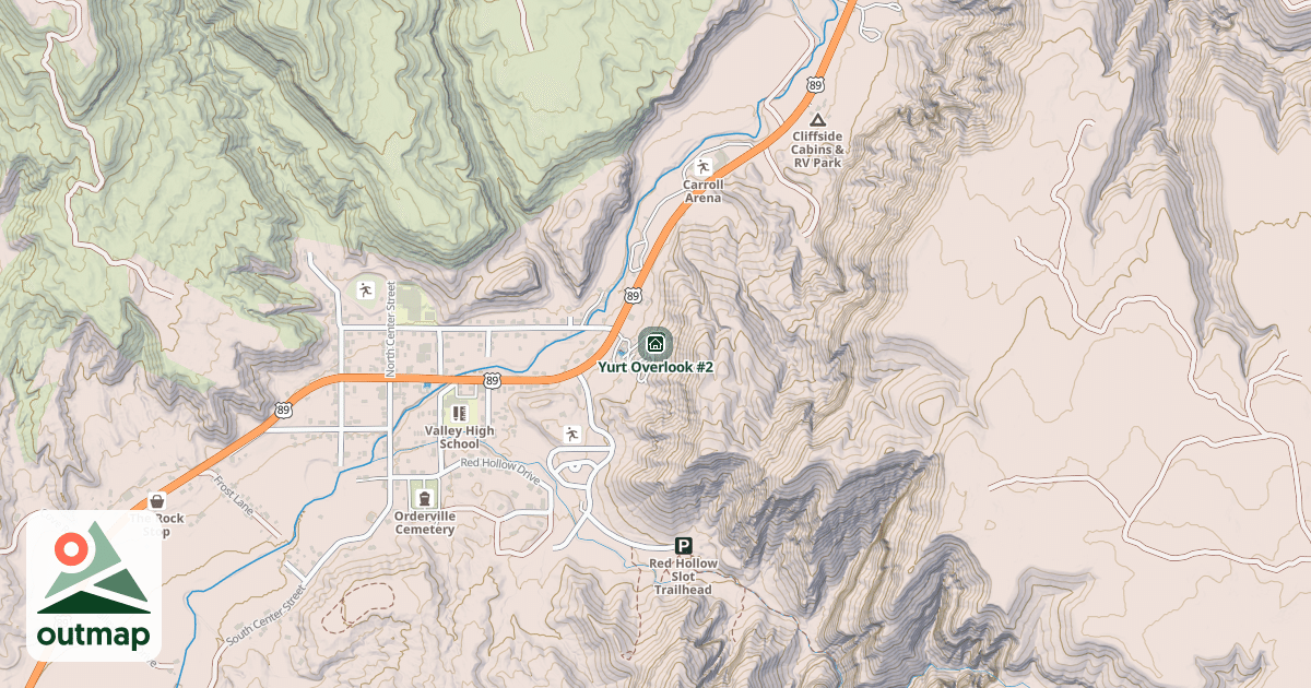 Map of Yurt Overlook #2