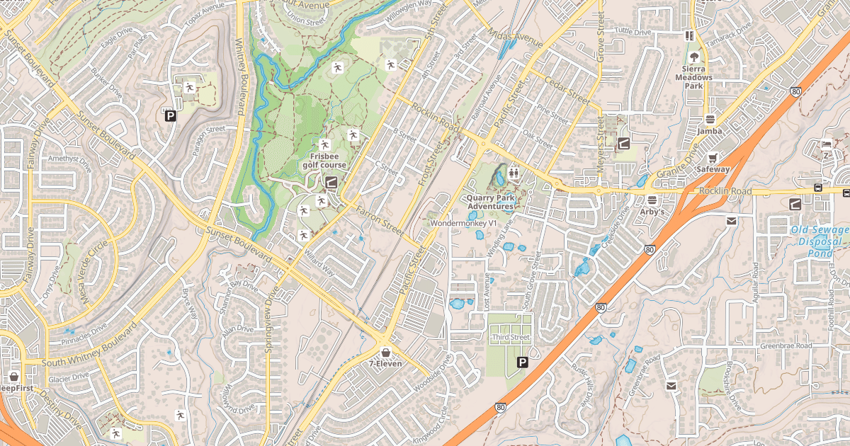 Map preview of Wondermonkey