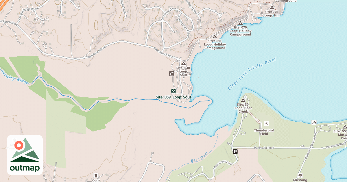 Map of Site: 059, Loop: Sout