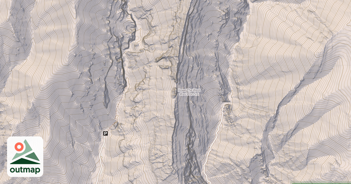 Map of Howe The West Was Won