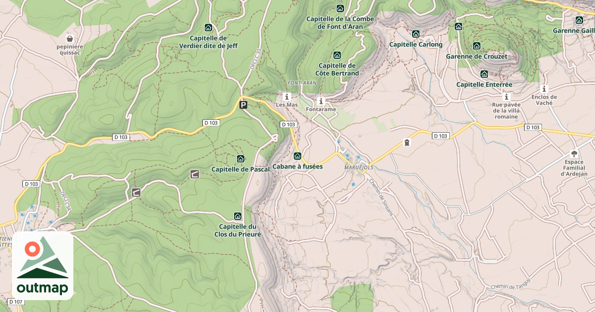 Map of Cabane à fusées