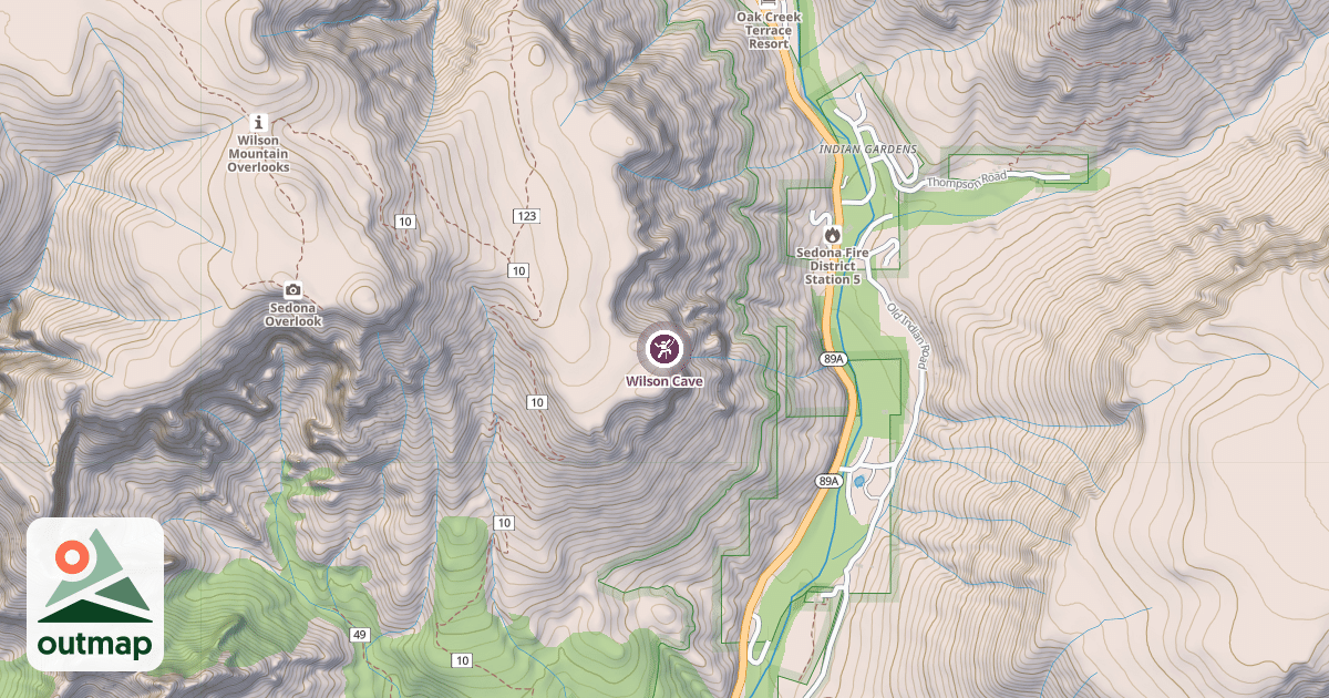 Map of Wilson Cave