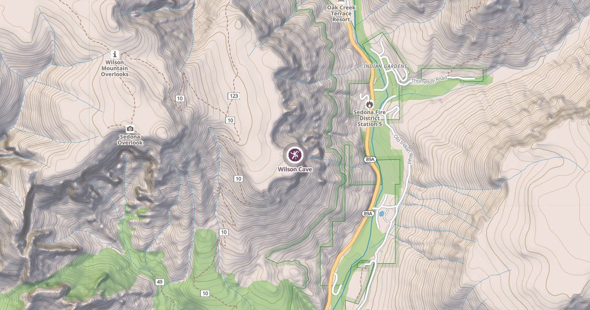 Map preview of Wilson Cave
