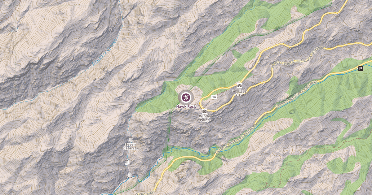 Map preview of Hawk Rock