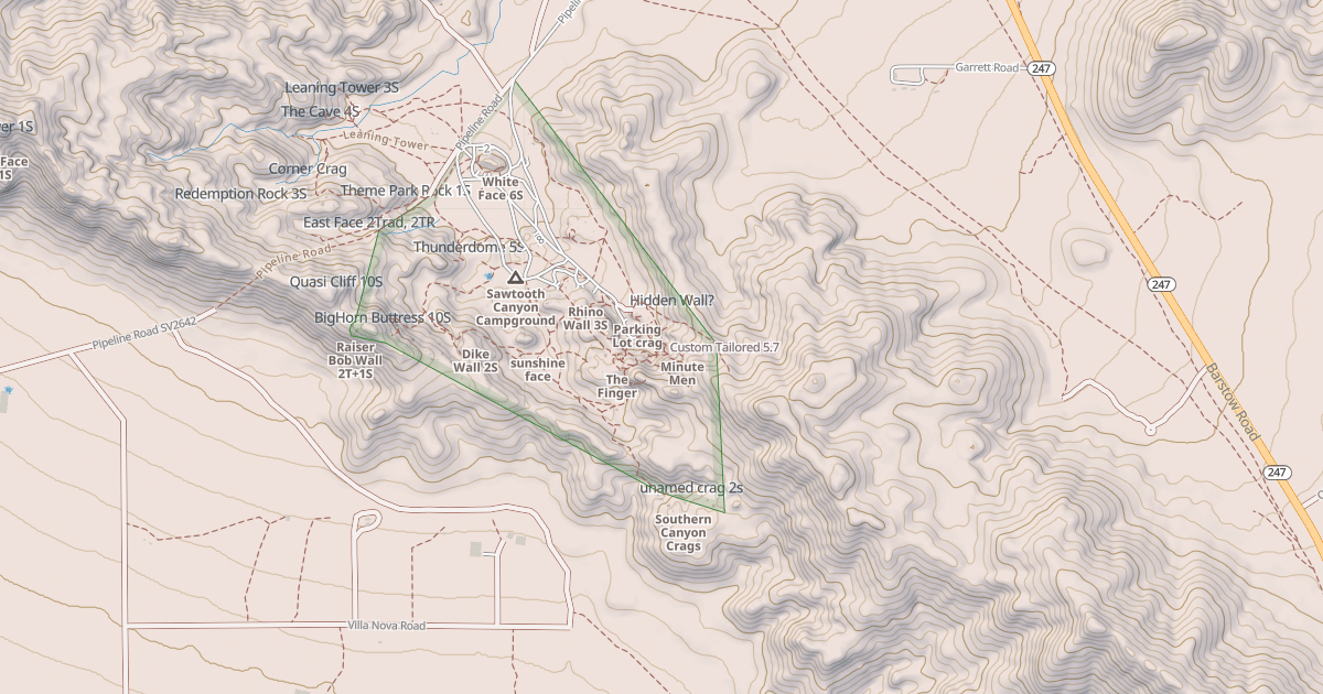 Map preview of Custom Tailored