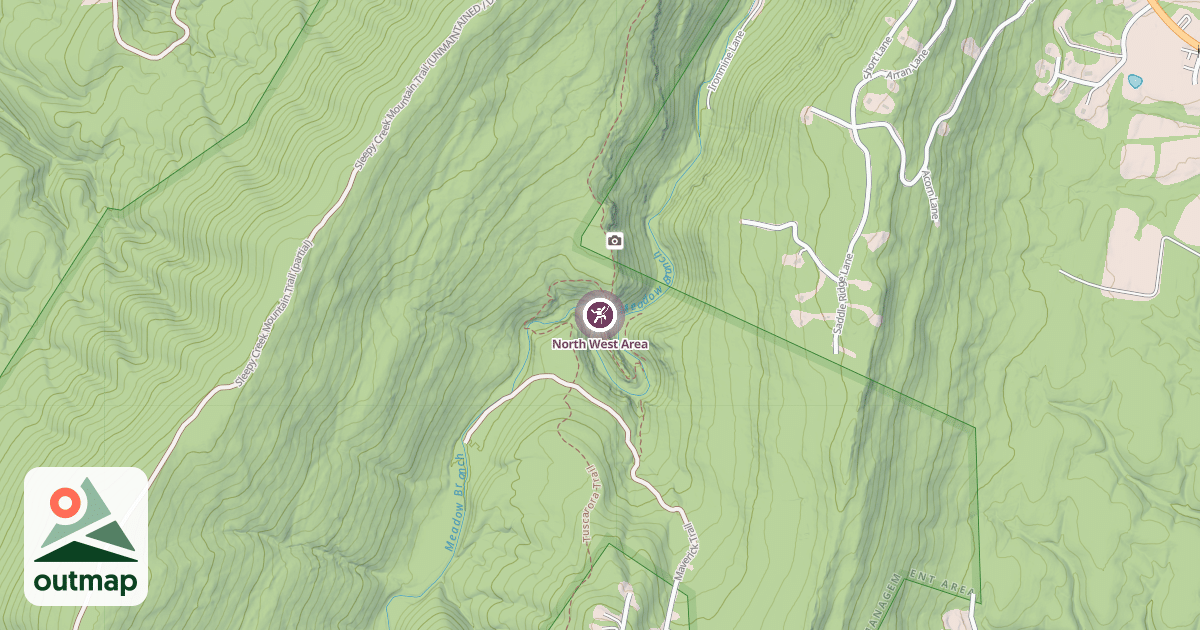 Map of North West Area