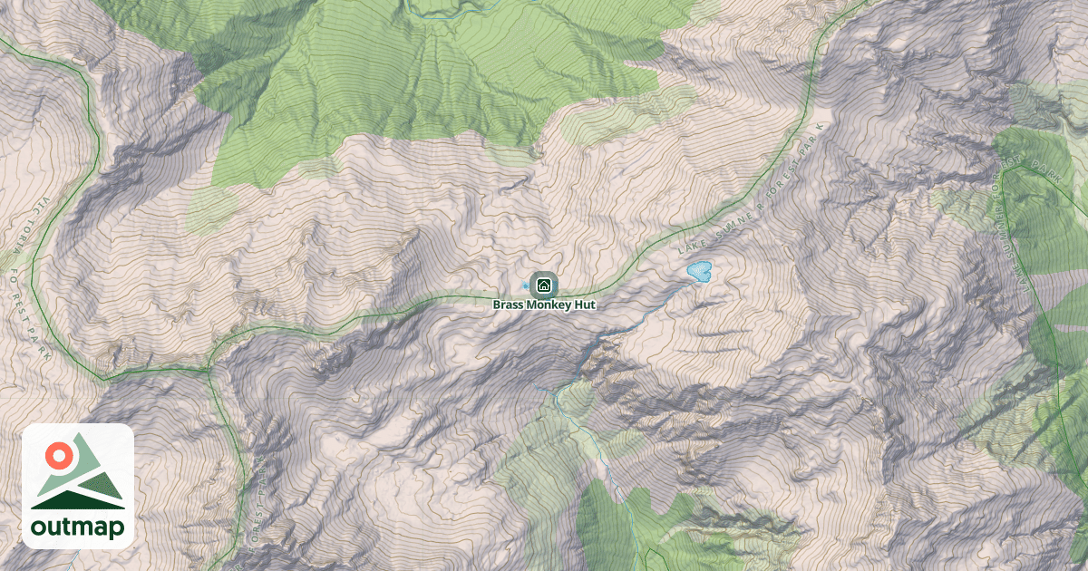 Map of Brass Monkey Hut