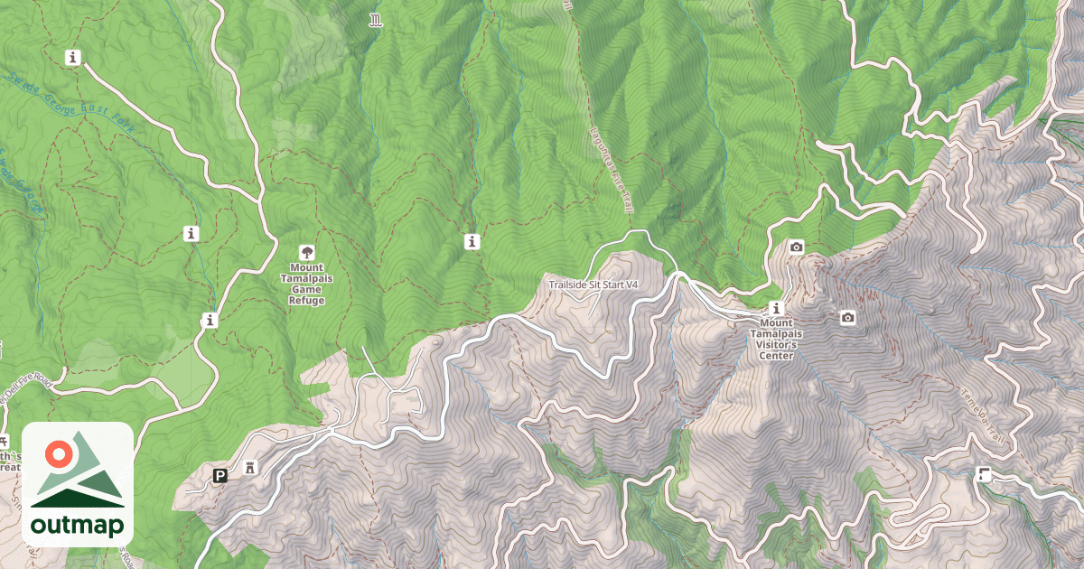Map of Trailside Sit Start