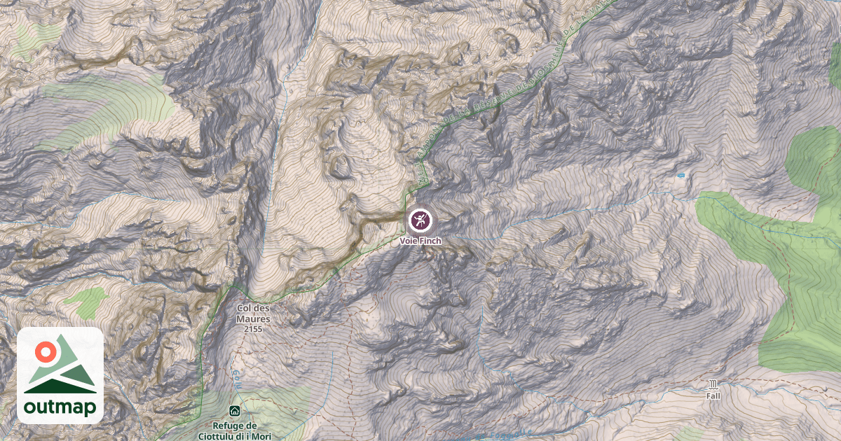 Map of Voie Finch