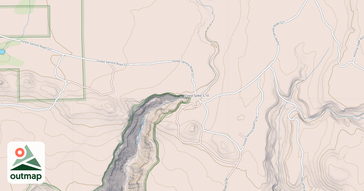 Map of Covid Spike