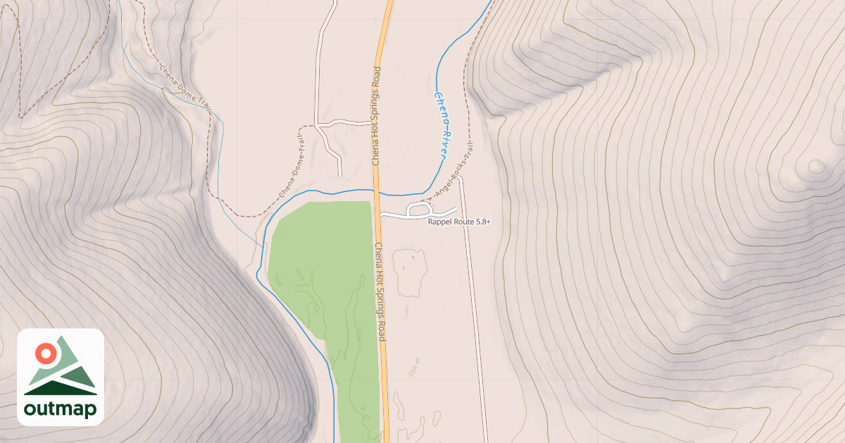 Map of Rappel Route