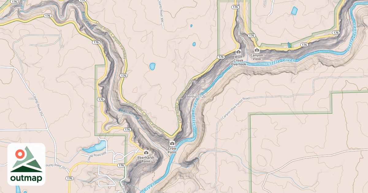 Map of Bertha