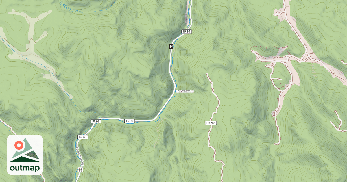 Map of EZ Street