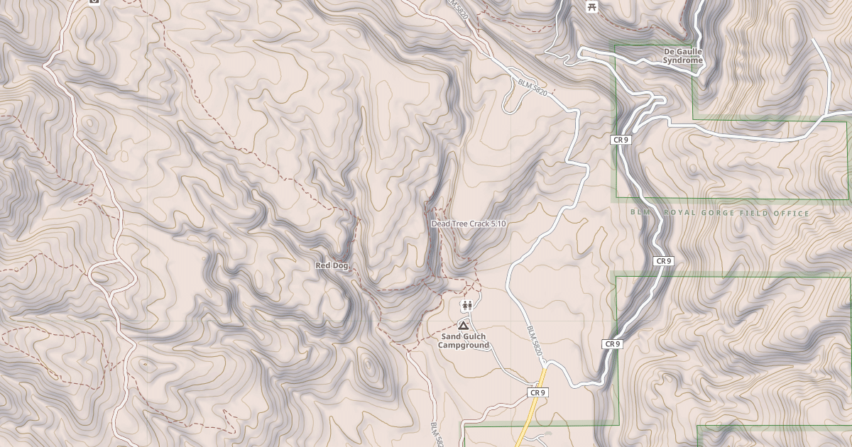 Map preview of Dead Tree Crack