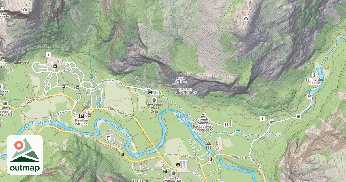 Map of Barney's Rubble