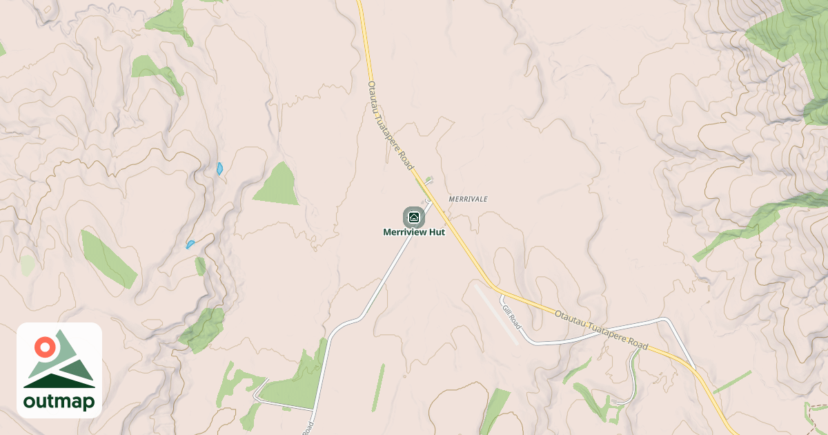 Map of Merriview Hut