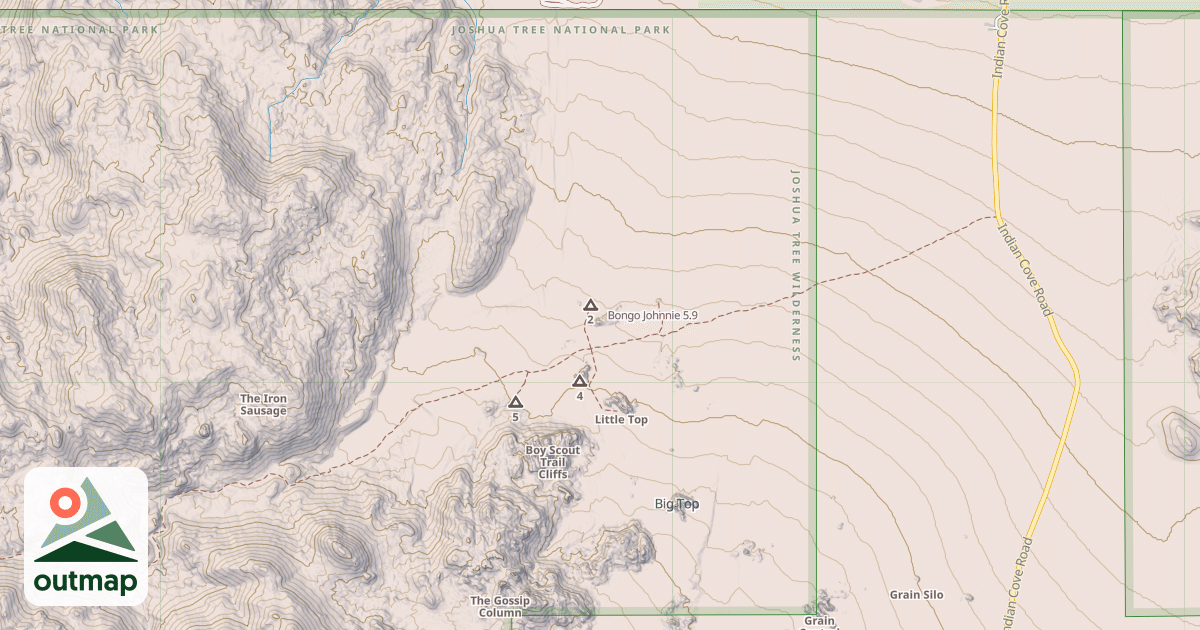 Map of Bongo Johnnie