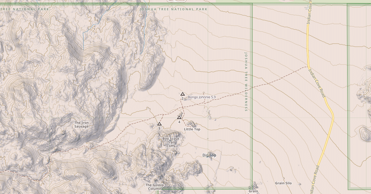 Map preview of Bongo Johnnie