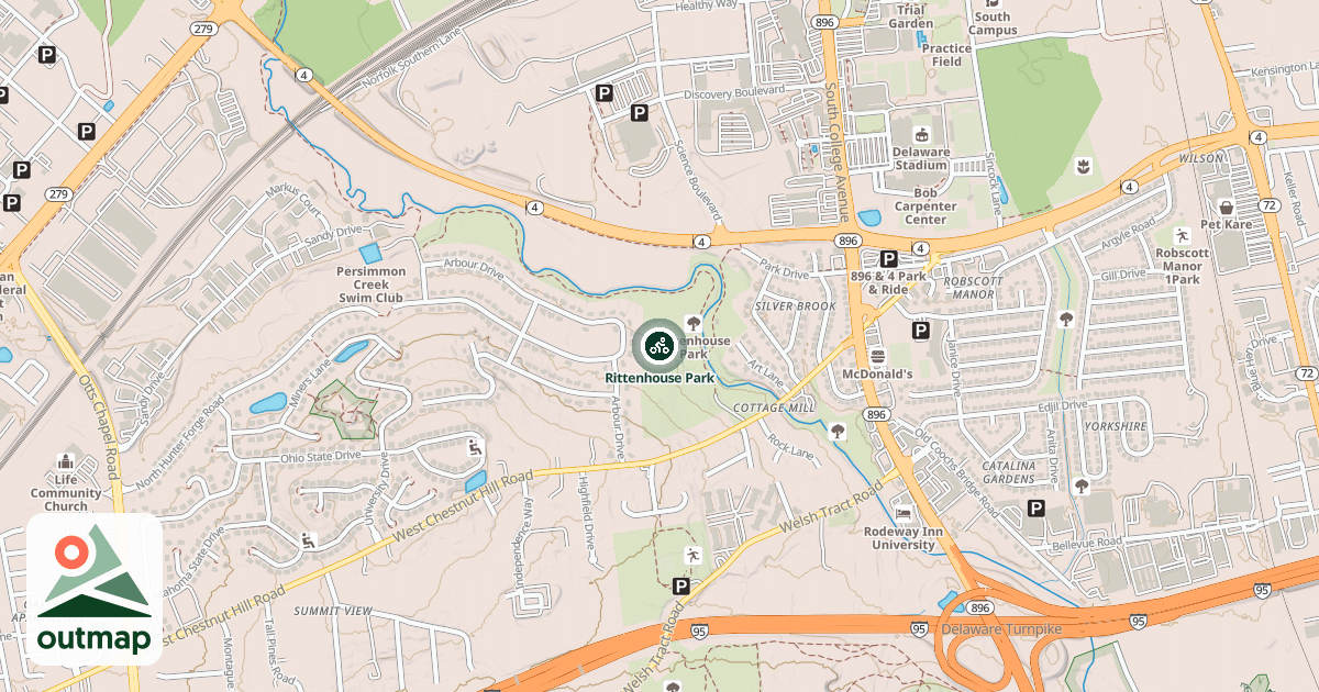 Map of Rittenhouse Park