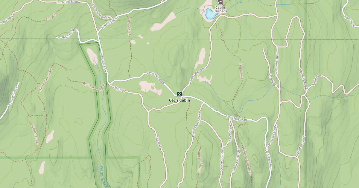 Map preview of Cec's Cabin