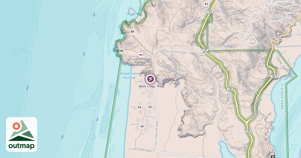 Map of Back Crags, The