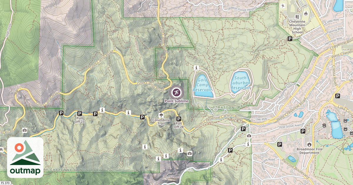 Map of Point Sublime