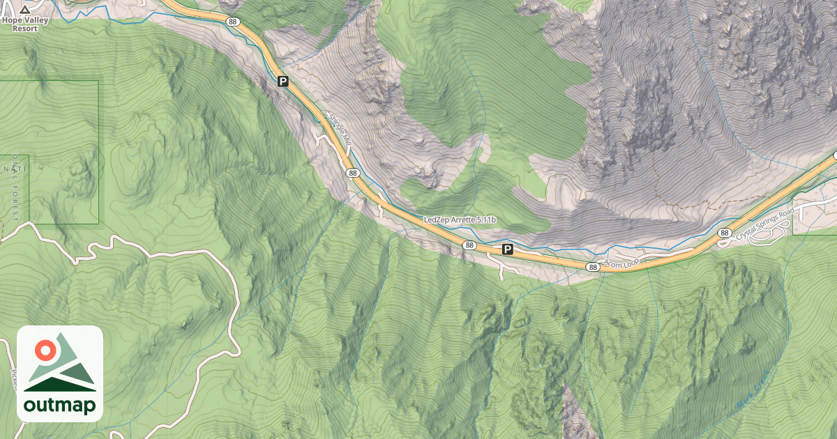 Map of LedZep Arrette
