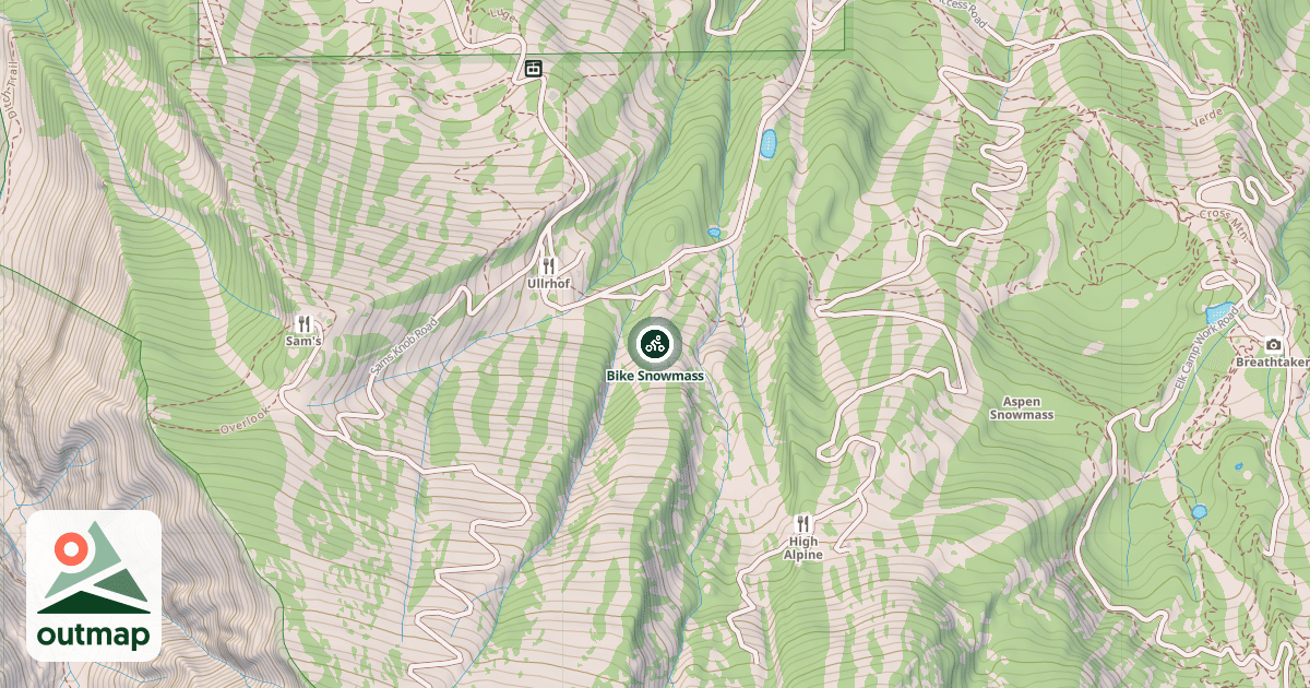 Map of Bike Snowmass
