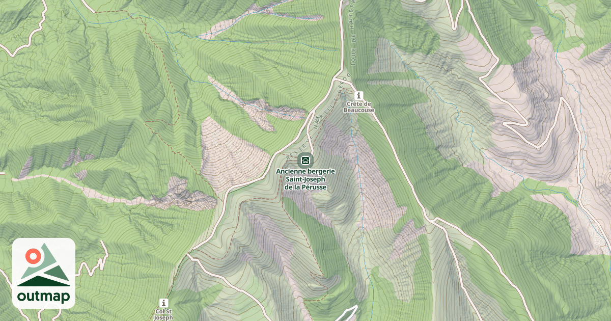 Map of Ancienne bergerie Saint-Joseph de la Pérusse