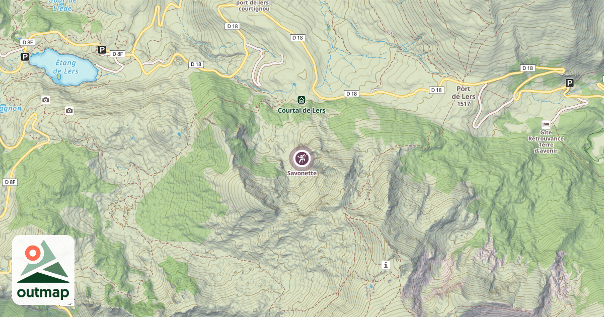 Map of Savonette