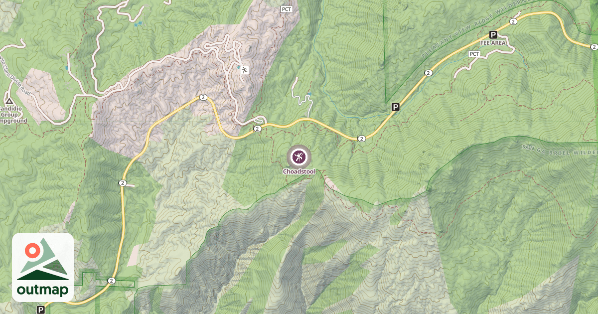 Map of Choadstool