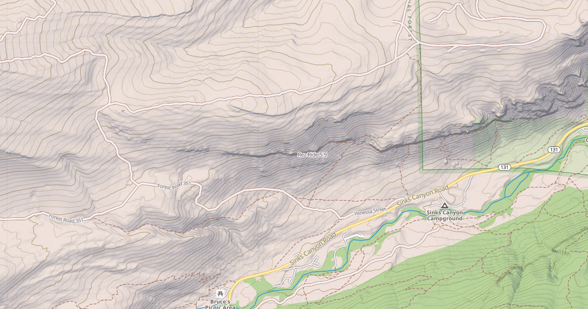 Map preview of Rez Ride