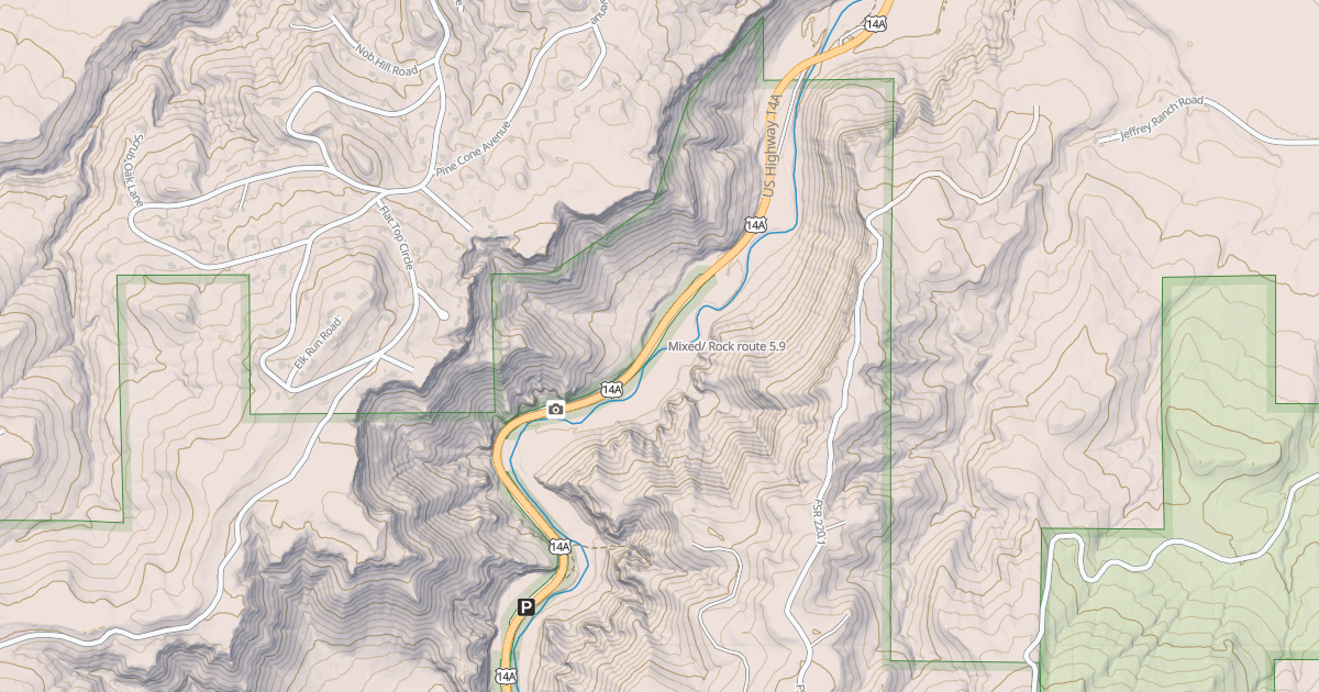 Map preview of Mixed/ Rock route
