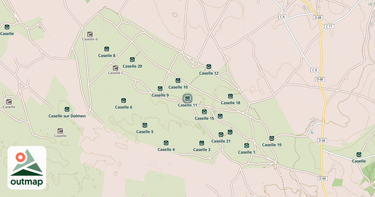 Map of Caselle 11