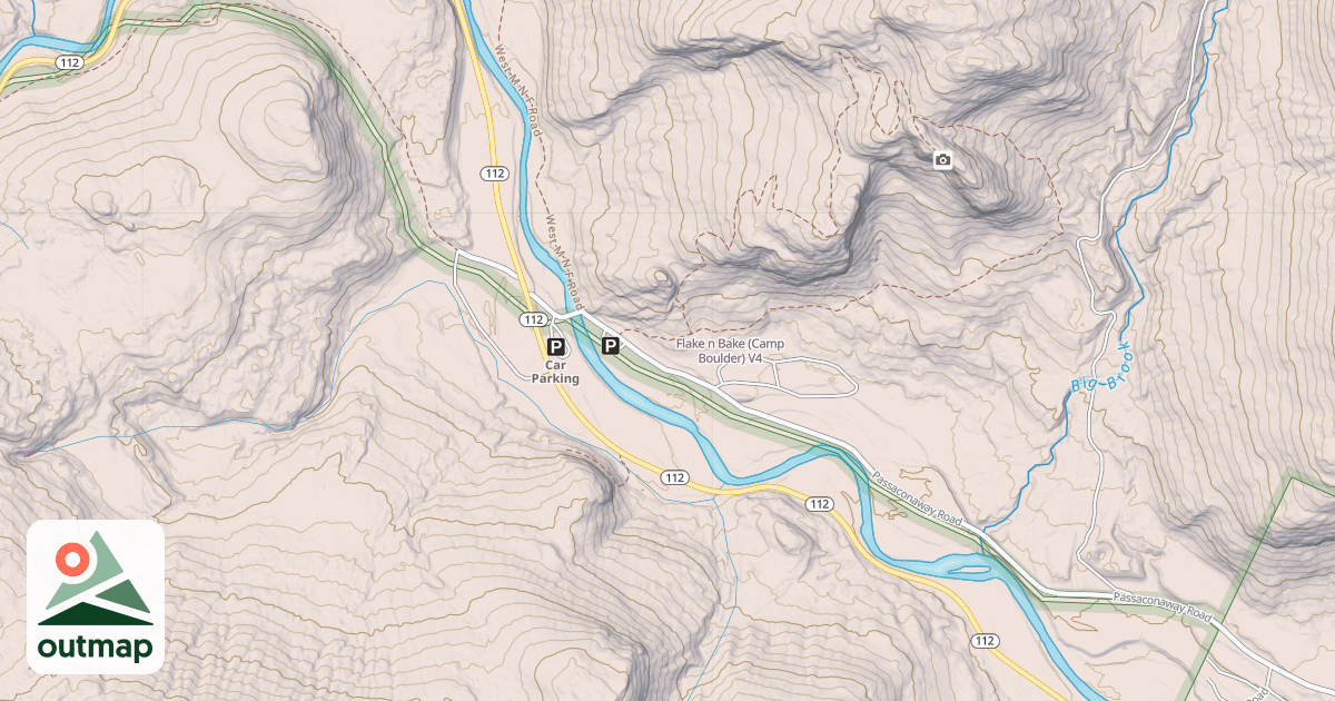 Map of Flake n Bake (Camp Boulder)